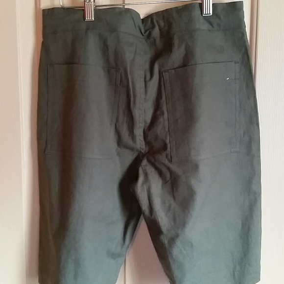 Men's hemp Soul flower army green shorts NWT - Picture 2 of 4